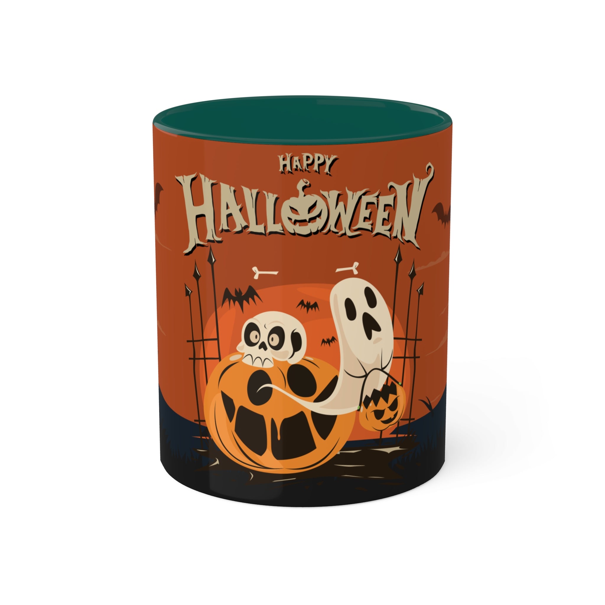 Happy Halloween with Pumpkin | Colorful Mugs